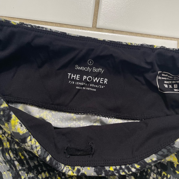 Power 7/8 Workout Leggings Sweaty Betty (S) - Picture 8 of 8